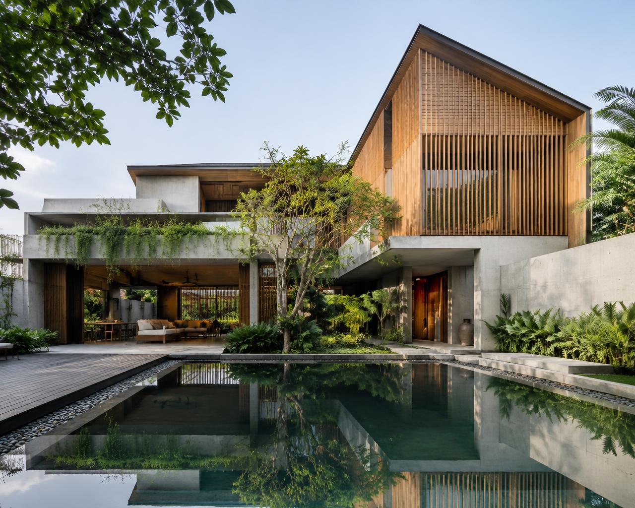 Visual konsep Casa Senja, residential